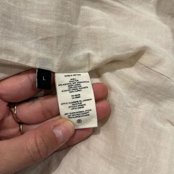 Theory Clairene Jackson Faux Fur Jacket - Picture 10 of 10